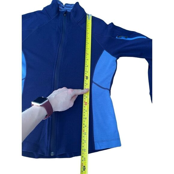 Smartwool Women's Full Zip Sweater Jacket Purple Blue size Small - Picture 5 of 7